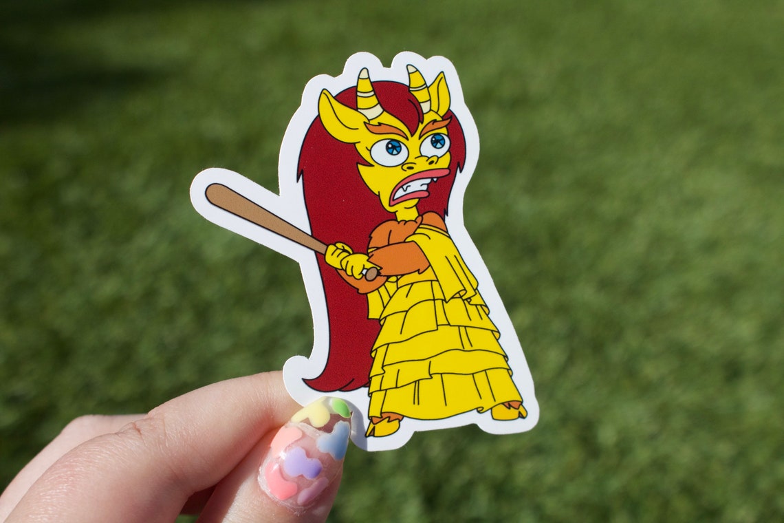 Big Mouth Sticker Connie Sticker Big Mouth Collection Etsy
