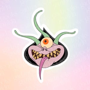 Magic Movie, Hercules Sticker, The Fates Witch Cyclops, Hand-Drawn, Waterproof, Unique, Nostalgic, Stocking Stuffer, Gift