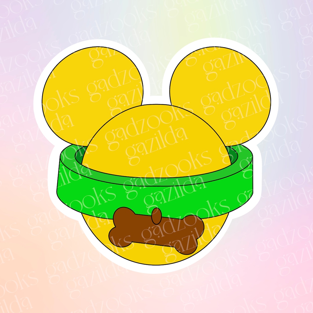 Magic Characters Sticker, Pluto Collar Mouse Pet, Waterproof Vinyl ...