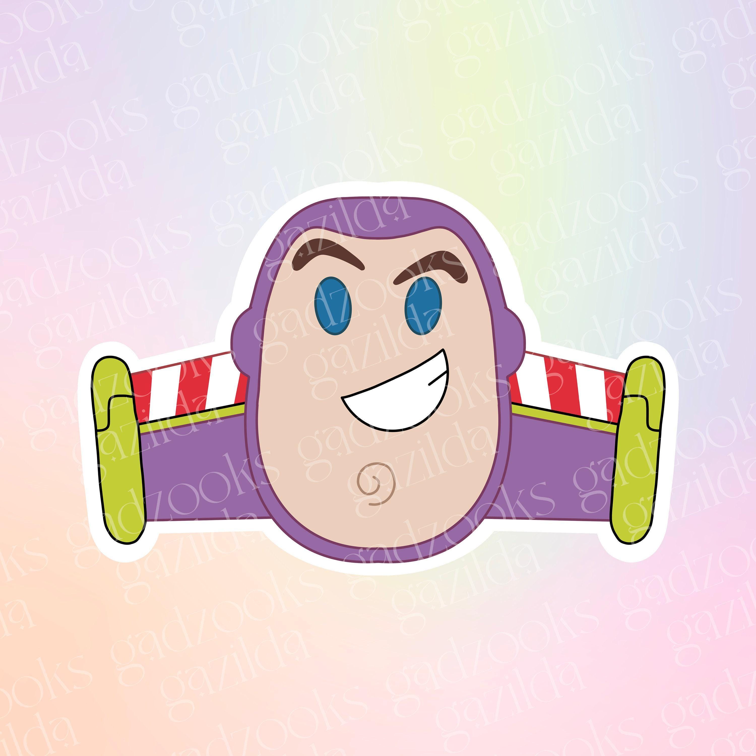 Toy Story Sticker, Buzz Lightyear Space Ranger, Hand-drawn Waterproof ...