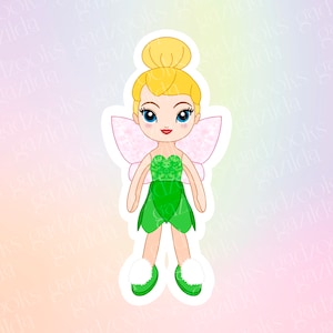 Magic Movie, Peter Pan Sticker, Tinker Bell Fairy Dust Plushie, Hand-Drawn, Waterproof, Unique, Nostalgic, Stocking Stuffer, Gift