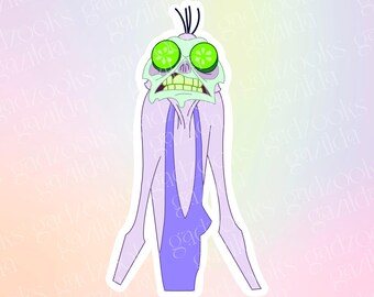 Emperor's New Groove Sticker, Yzma Sleep Mask, Hand-Drawn Waterproof Vinyl Sticker