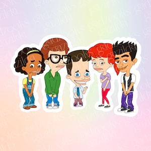 Puberty Sticker, Big Mouth Kids, Hand-Drawn, Waterproof, Unique, Nostalgic, Stocking Stuffer, Gift