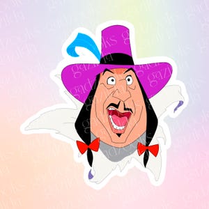 Magic Movie, Pocahontas Sticker, Colonizer Gov John Radcliffe, Hand-Drawn, Waterproof, Unique, Nostalgic, Stocking Stuffer, Gift