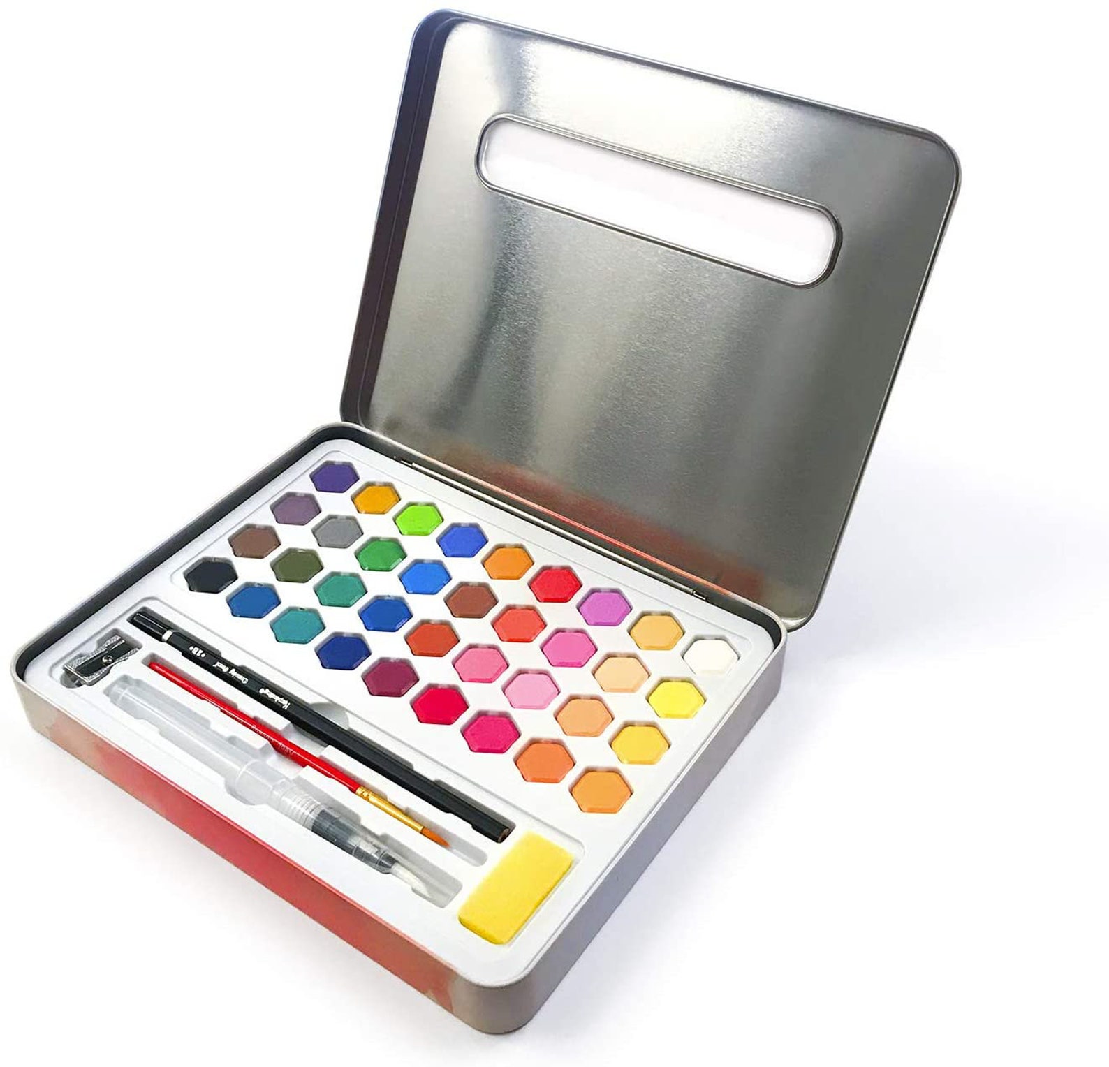 36 Watercolour Paint Set Art Kit with 10 Sheets watercolour Etsy