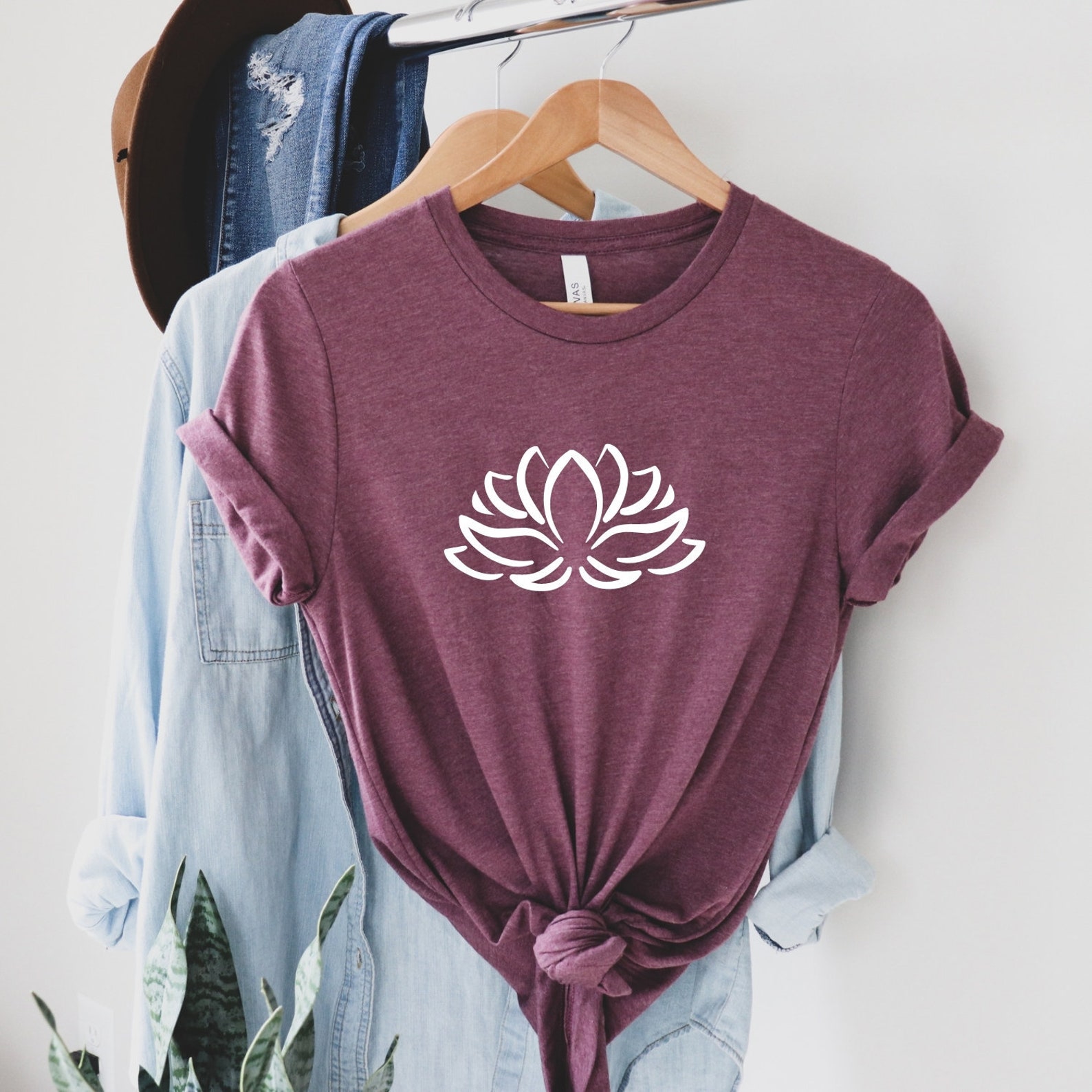 Lotus Flower T-shirt Lotus Shirt Lotus Pattern Tee Womens - Etsy UK