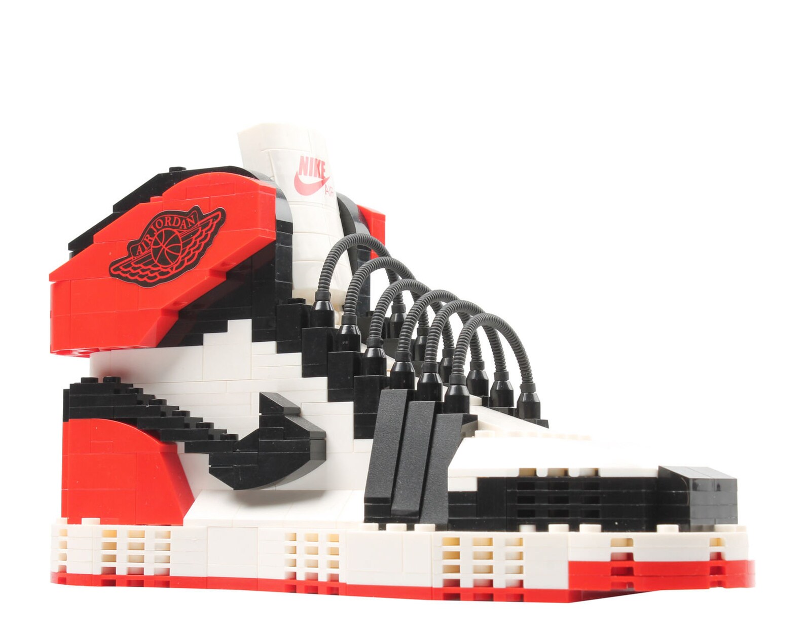 Nuevo black toe Air Jordan 1 Sneakers Lego Building Blocks | Etsy