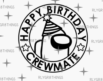 Download Among Us Birthday Svg Etsy