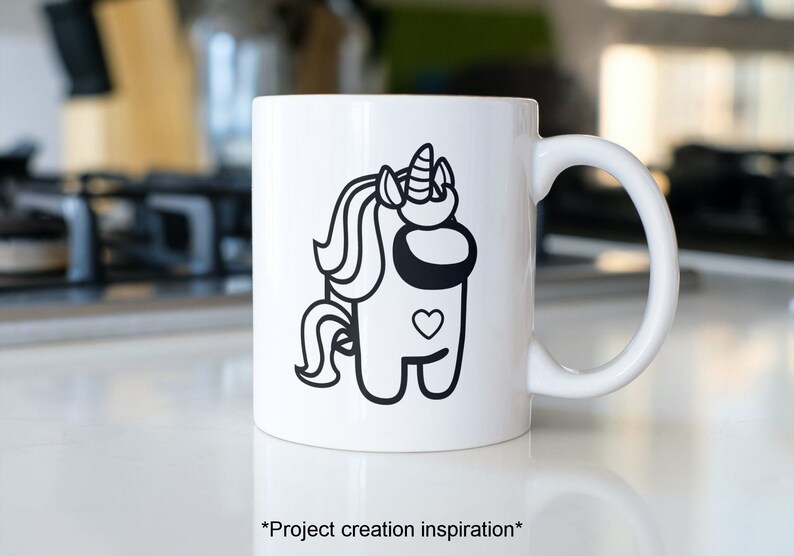 Among Us Character SVG Unicorn Shirt SVG Cricut Svg Silhouette Svg Unicorn Cup Among Us Unicorn SVG Custom Cut Files SvgPng