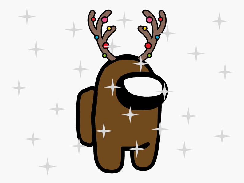 Download Reindeer Crewmate Among Us Inspired Among Us SVG Among | Etsy