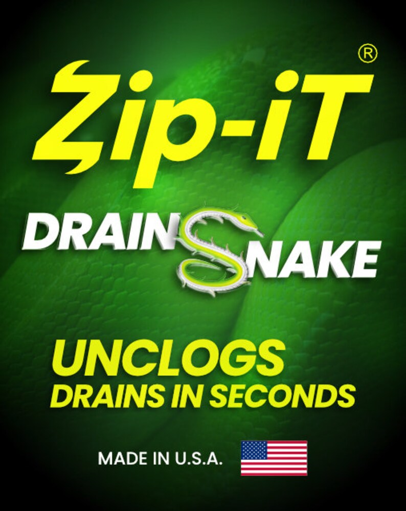 ZipIt Drain Cleaning Tool 5 PACK Etsy