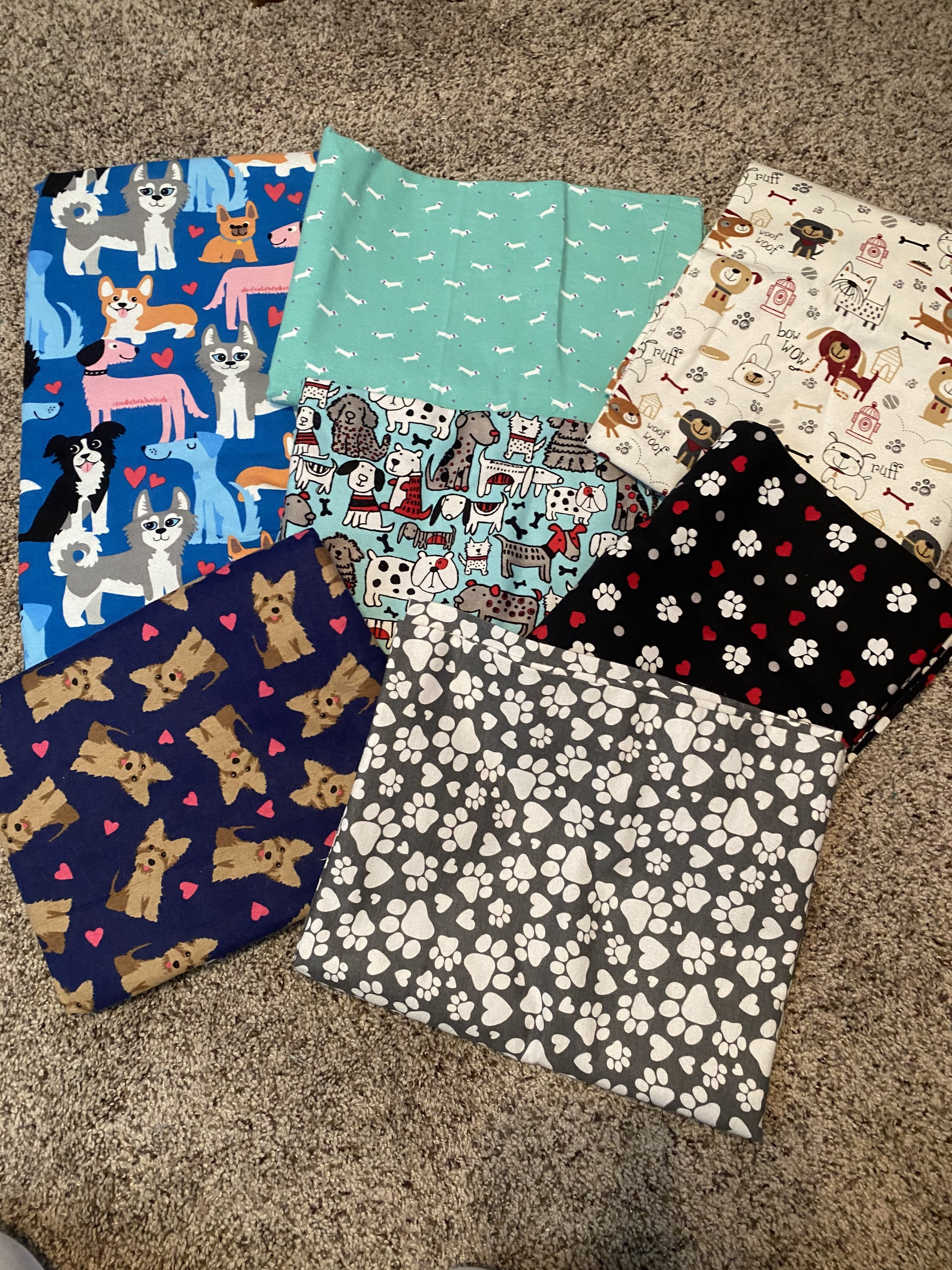 Large receiving and swaddling blanket Dog Etsy