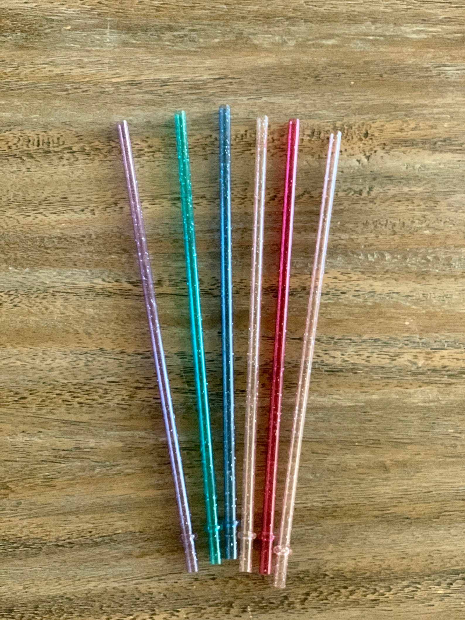 Extra Long Glitter Straws Reusable Staws With Stopper Etsy