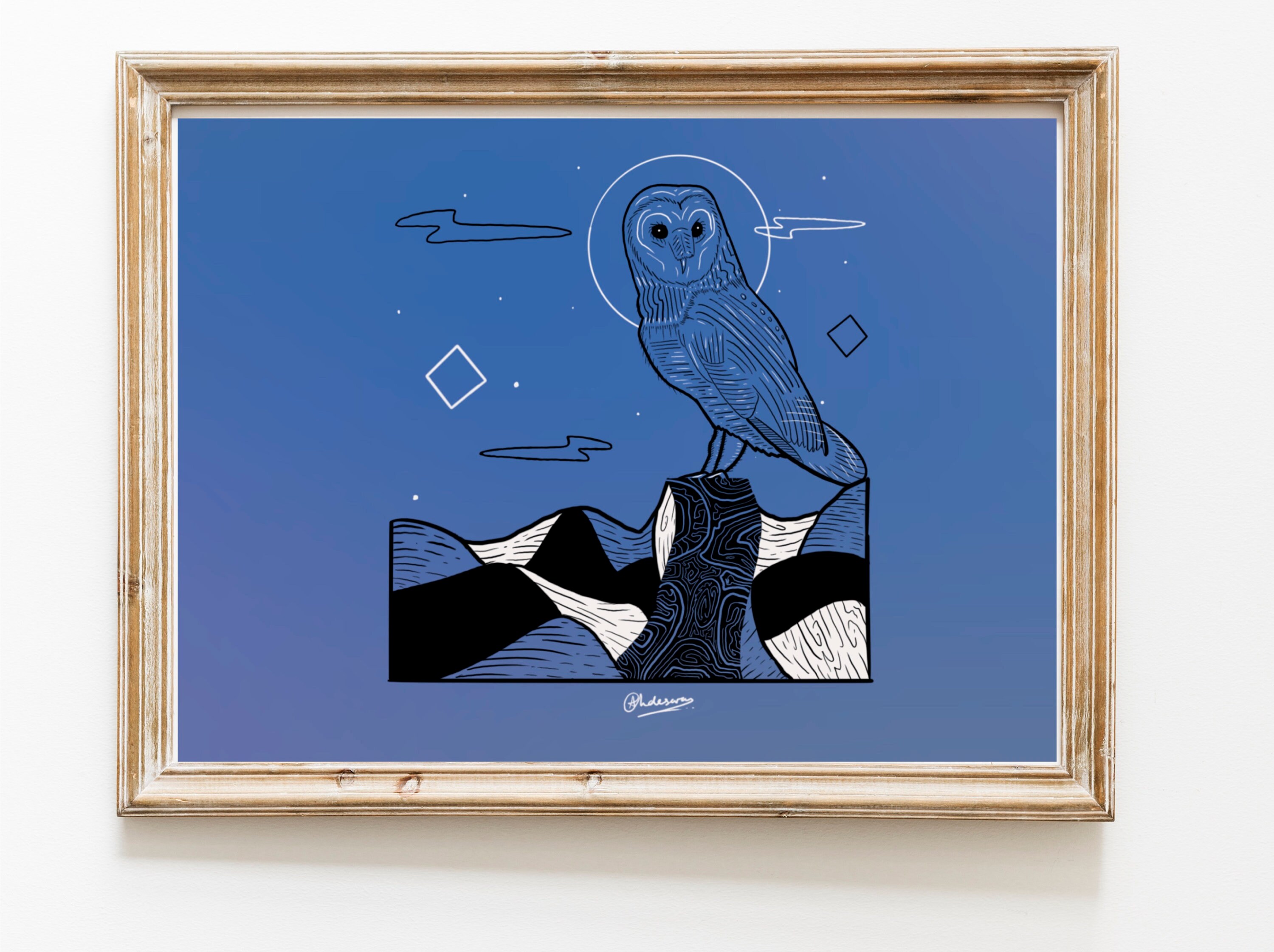 Wan Shi Tong Owl From Avatar The Last Airbender Etsy