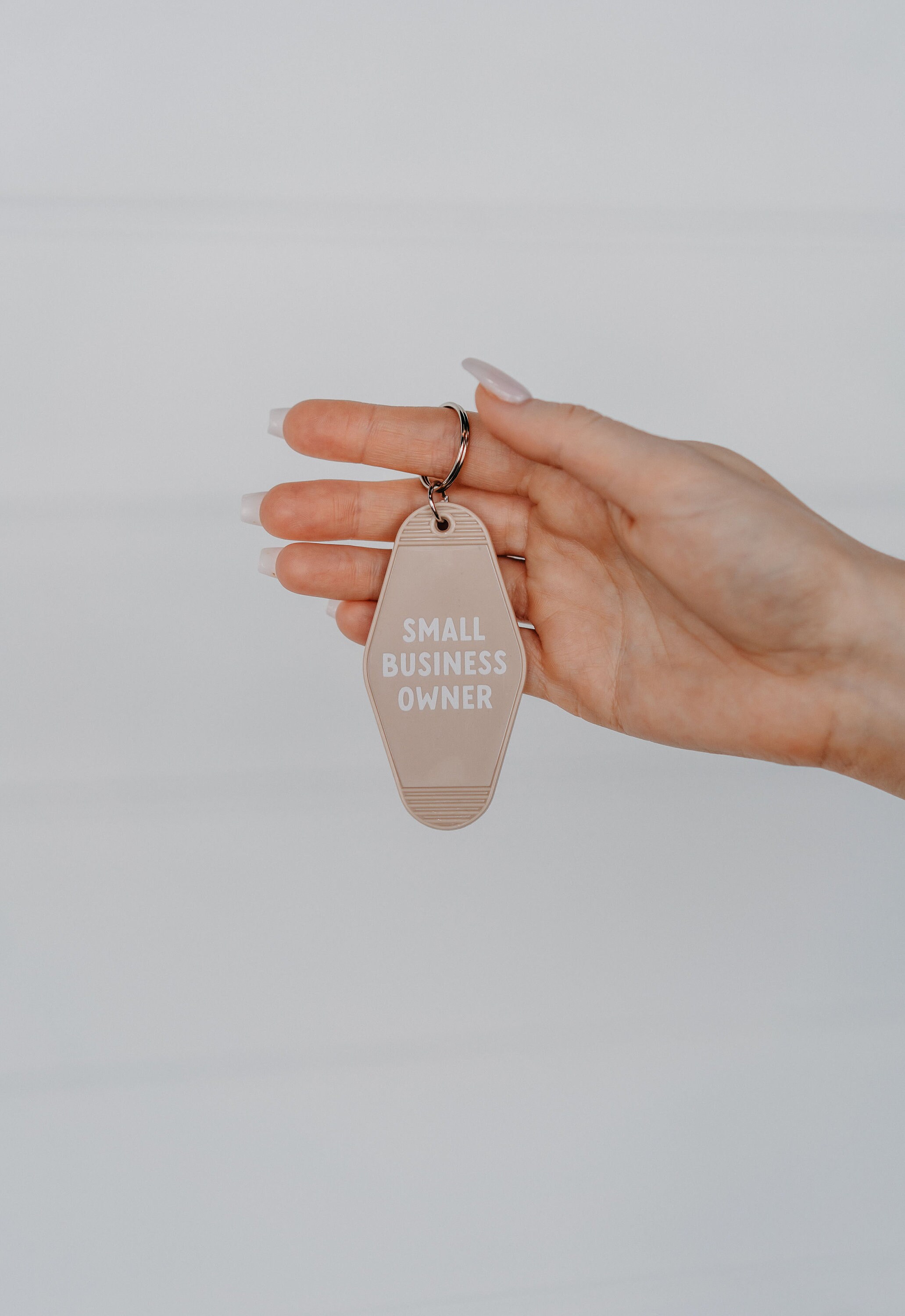 Small Business Owner Keychain Entrepreneur Motel Keychain Business