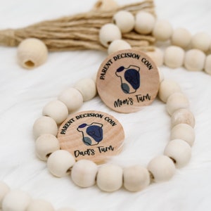 Parent Decision Coin, Fun Baby Gift, Gift For Parents, Baby Shower Gift, Diaper Decision Coin, Funny Baby Shower Gift, Baby Boy Gift, Mom