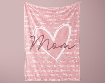 Personalized Blanket for Mom, Mother's Day blanket, Gift for Mother's Day, Gift for Mom, Personalized Mom Blanket