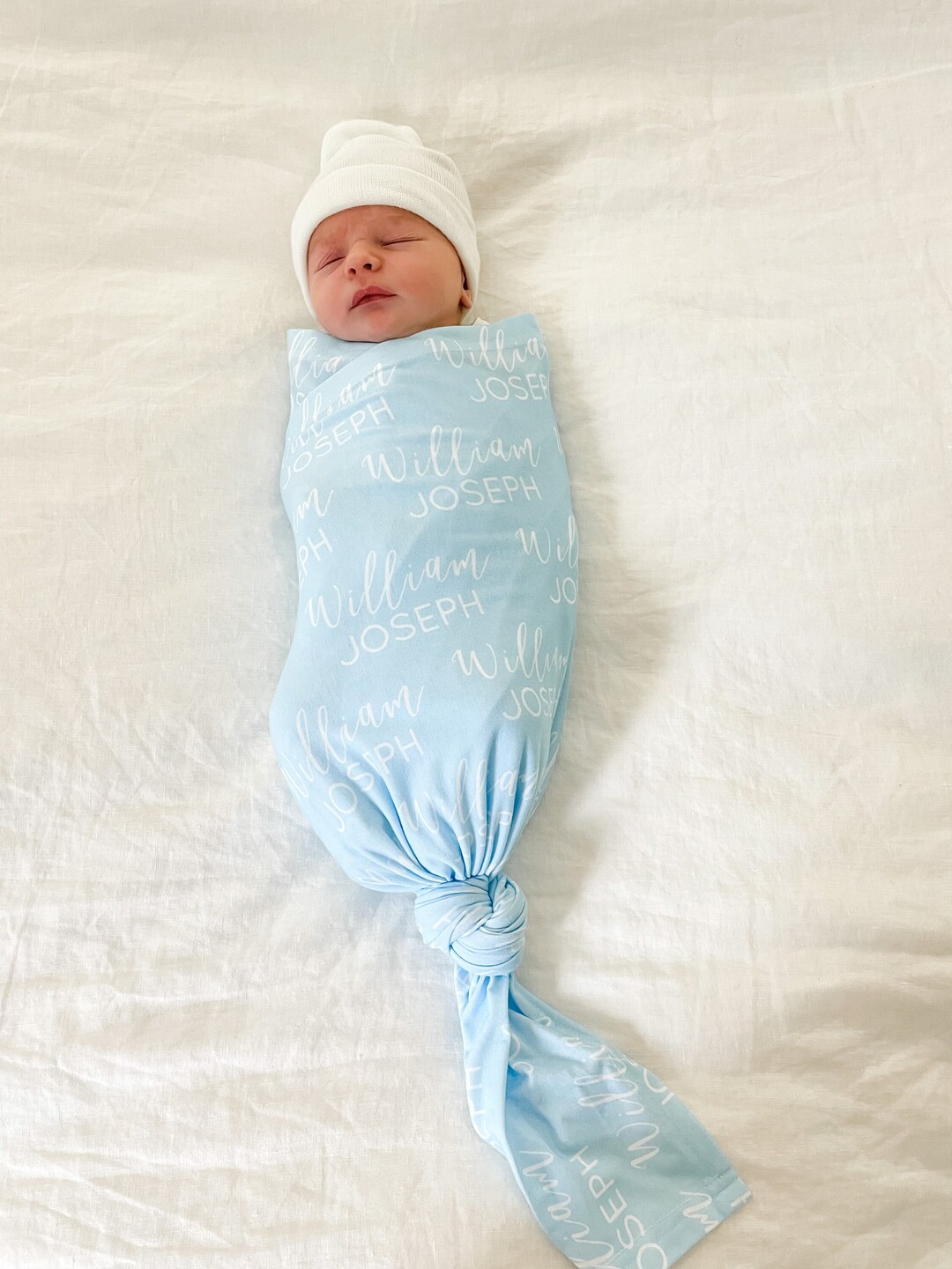 Baby Name Swaddle, Newborn Name Swaddle, Personalized Baby Name Swaddle