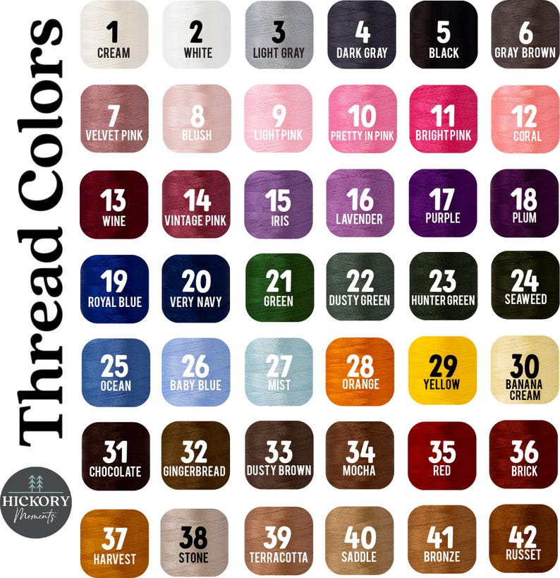 the color chart for the different shades of paint