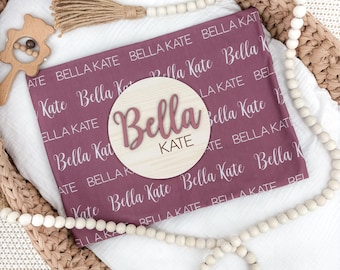 Personalized Name Swaddle for Baby