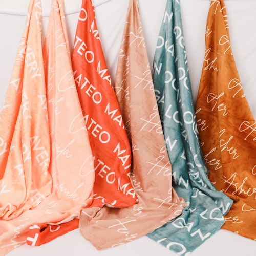 Super Soft Personalized Blanket for Kids Baby Toddlers. Etsy