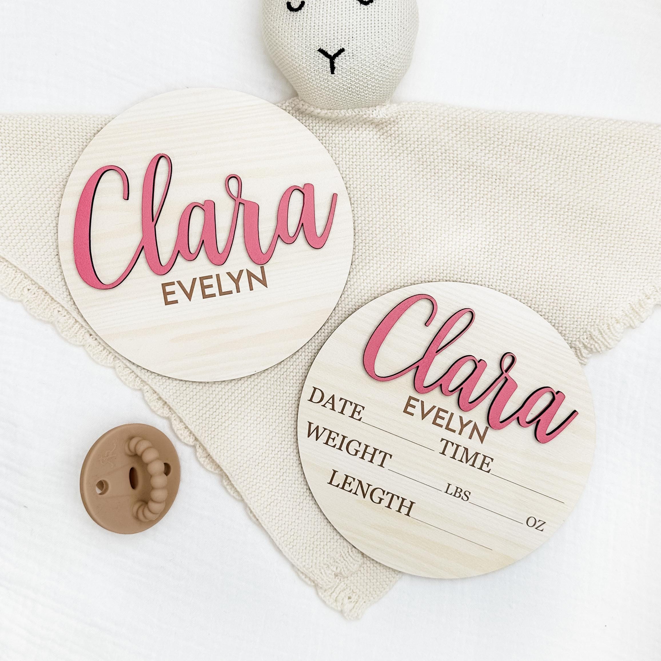 Baby Name Swaddle, Swaddle and 3D Birth Stat, Baby Name Announcement, Hospital Newborn Announcement, 3D Baby Birth Stat, Girl Baby Blanket