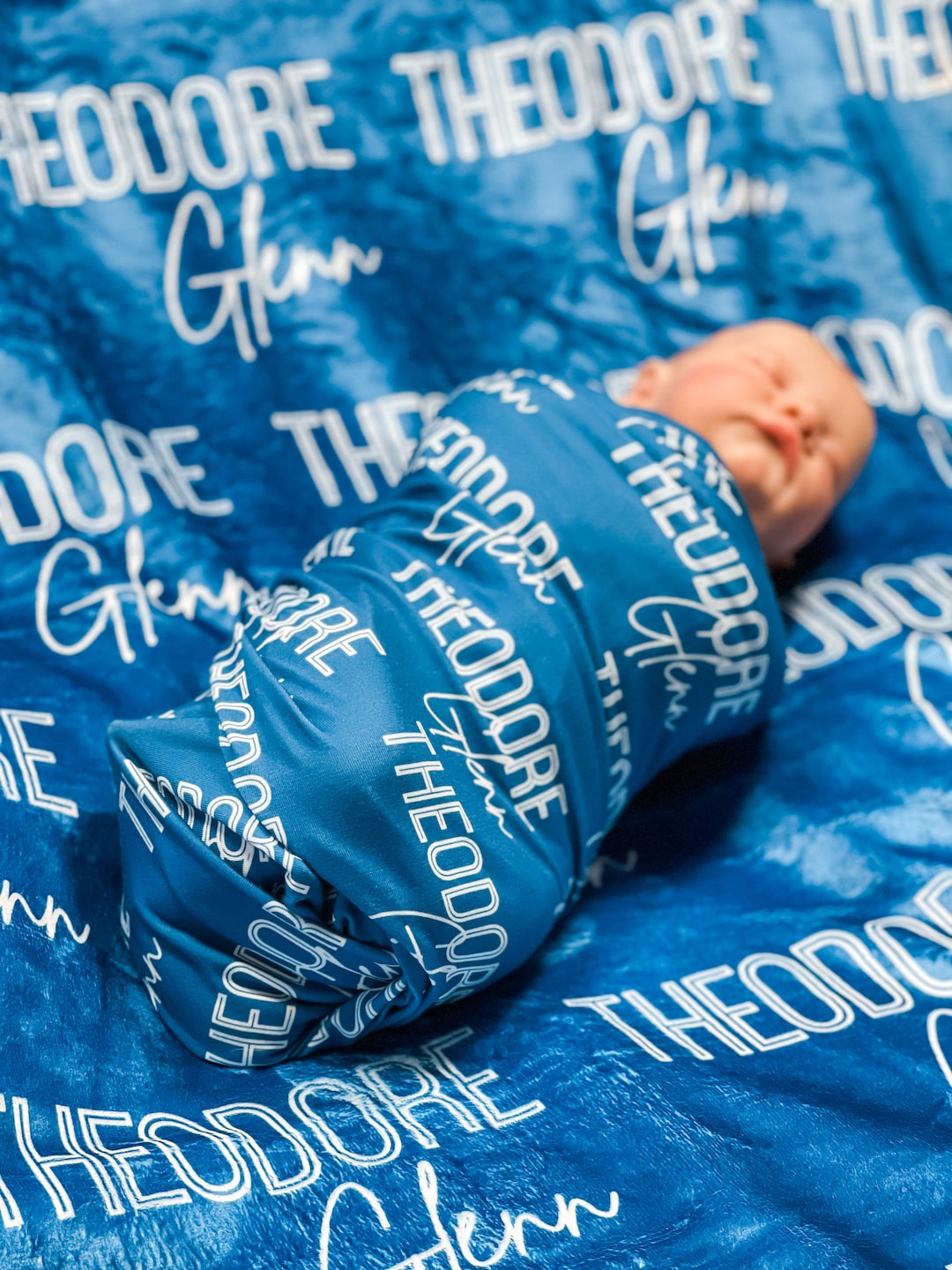 Baby Name Swaddle, Newborn Name Swaddle, Personalized Baby Name Swaddle