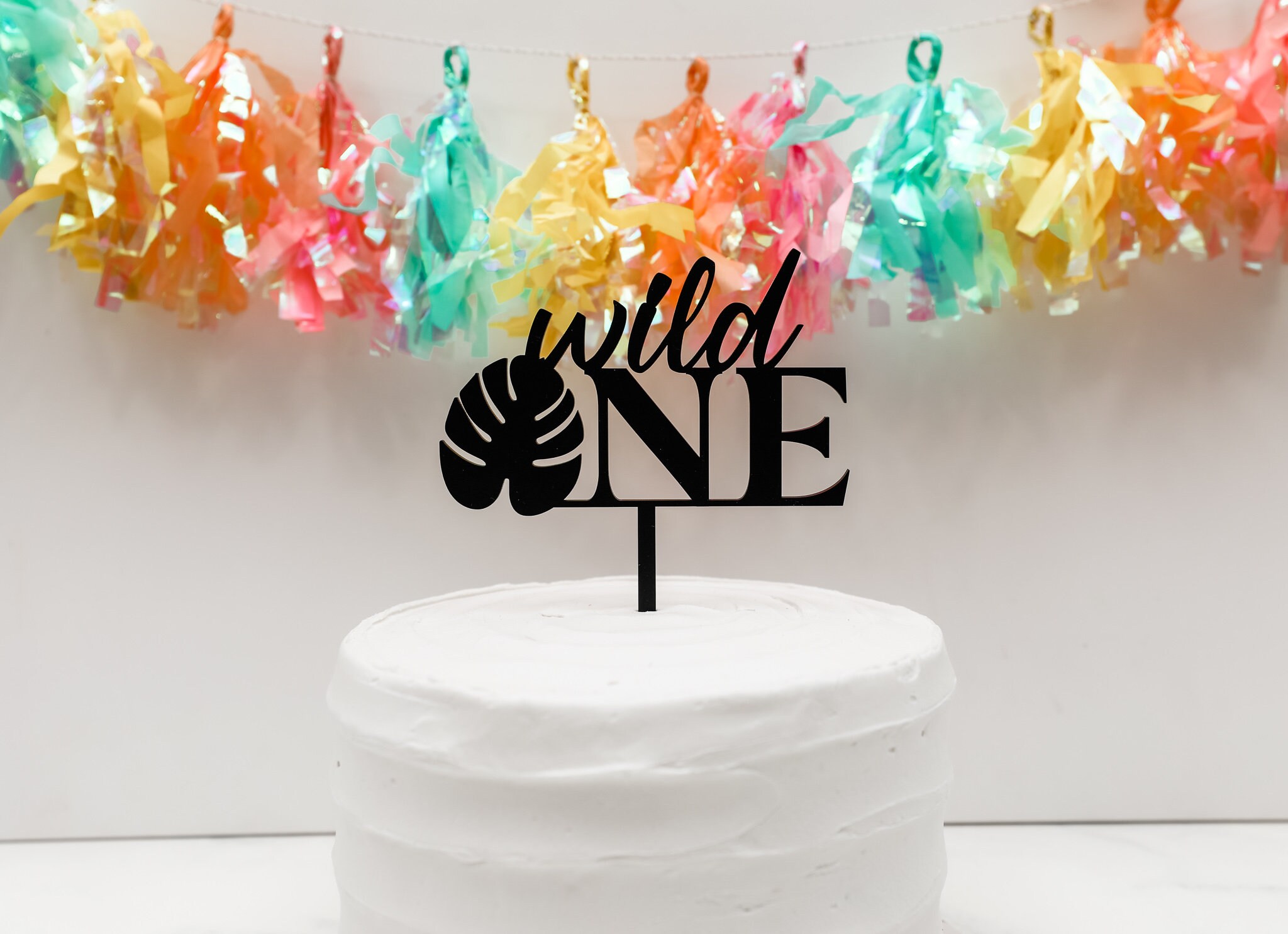 Wild One Birthday Cake Topper First Birthday Party Smash - Etsy