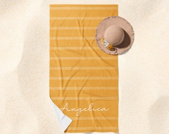 Beach Towel for Girl, Personalized Towel, Personalized Towel, Towel with Name, Gift for Teen, Cute Beach Towel, Kids Beach Towel