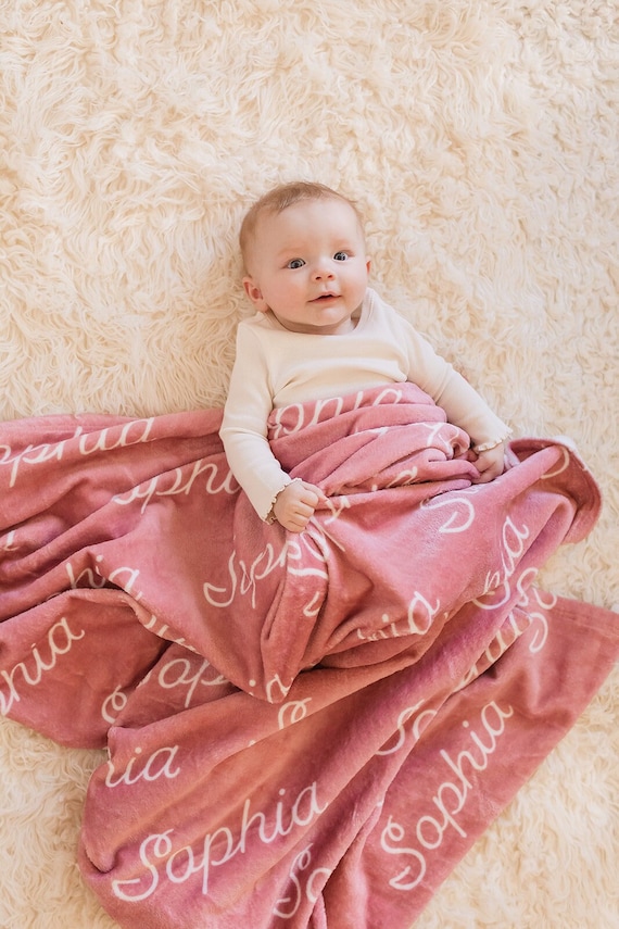 Kids name blanket sale