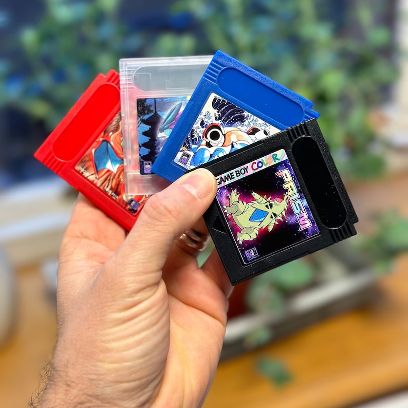 Uv Gameboy Color UV Printed Gameboy and GBC Replacement Cart Shell (other Parts Not ...