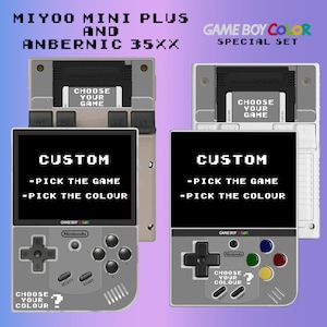 Miyoo Plus and Anbernic RG35xx custom Gameboy Color mod (buttons and console not included) - Pls read description!