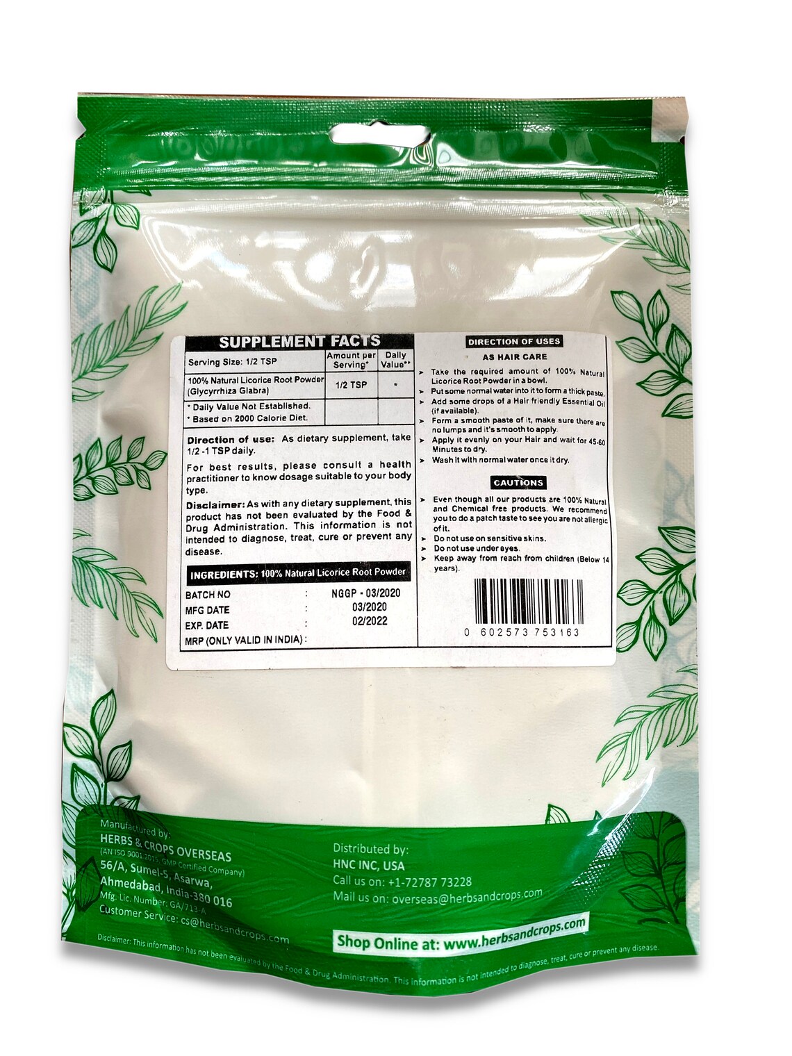 Licorice Root Powder 100 Pure and Natural Quickly Etsy