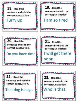 English Language Arts Task Cards to Review Capitalization, Spelling ...