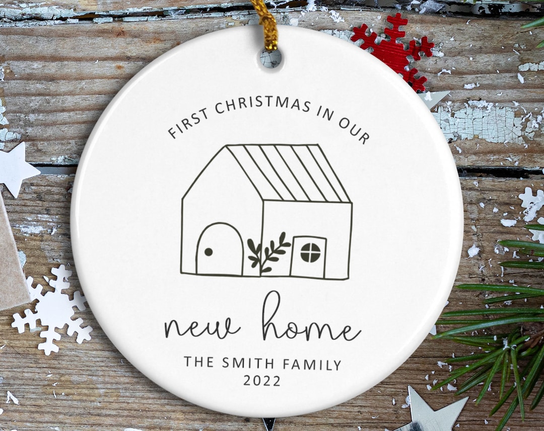 First Christmas in Our New Home Ornament, First Home Christmas Ornament, New House Ornament Gift