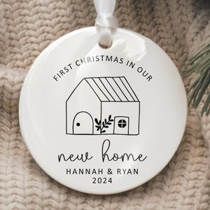 First Christmas in Our New Home Ornament, First Home Christmas Ornament, New House Ornament Gift
