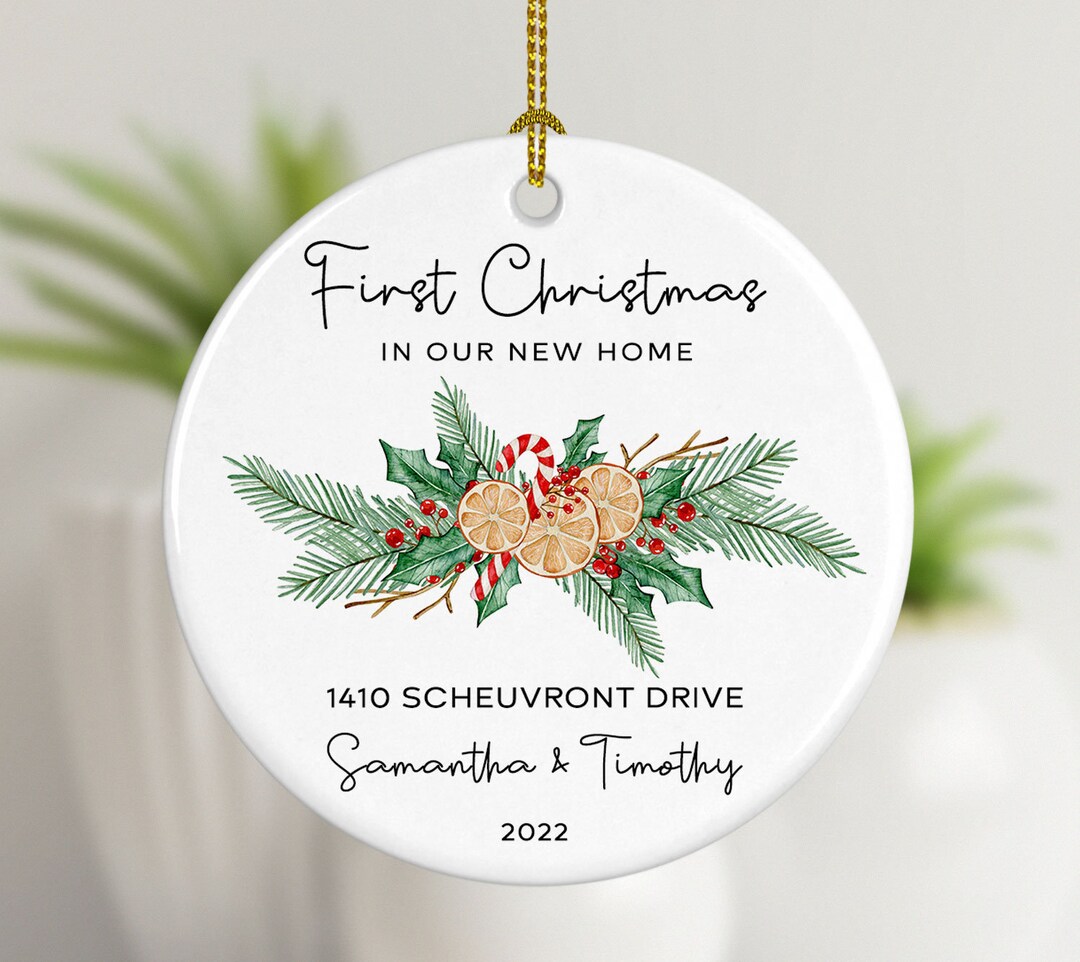 First Christmas in Our New Home Ornament, First Home Christmas Ornament, New House Ornament Gift