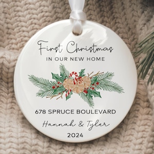First Christmas in Our New Home Ornament, First Home Christmas Ornament, New House Ornament Gift
