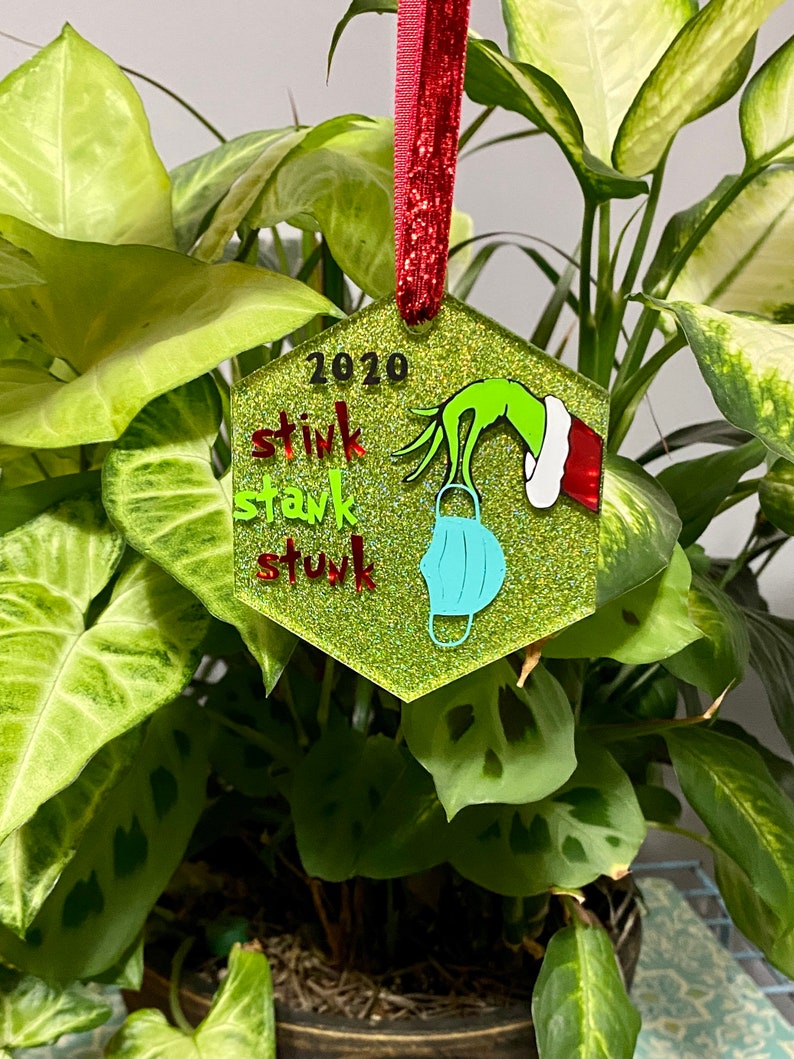 Grinch Stink Stank Stunk Ornament image 0