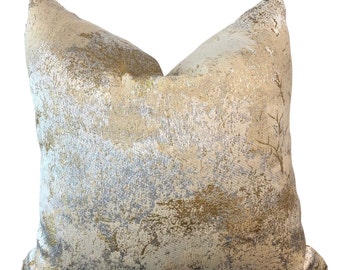 Silver Throw Pillow Etsy