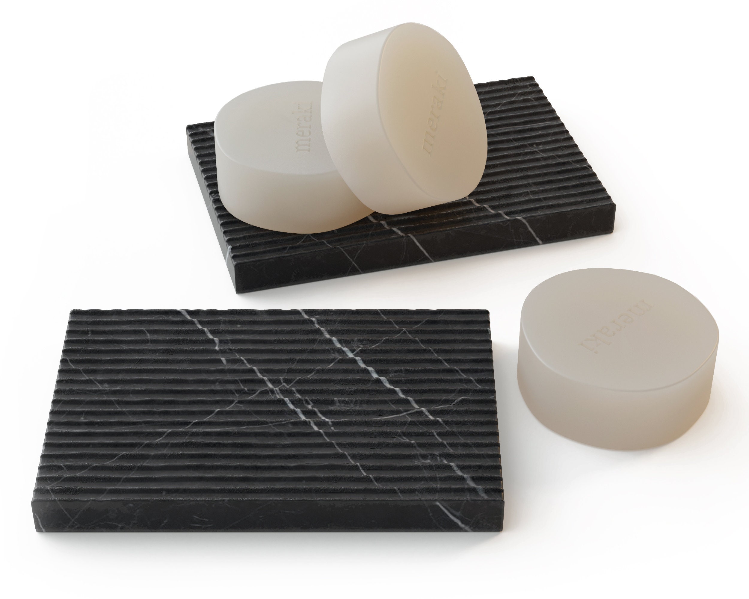 Black Marble Soap Dish Etsy