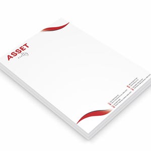 Diseño de membrete: papelería empresarial personalizada con impresión de alta calidad, 100 unidades