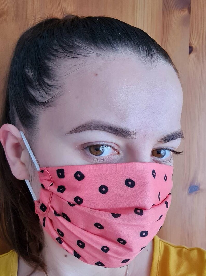 Handmade 3 Ply Cotton Reusable Face Mask Washable Face Masks & Etsy UK