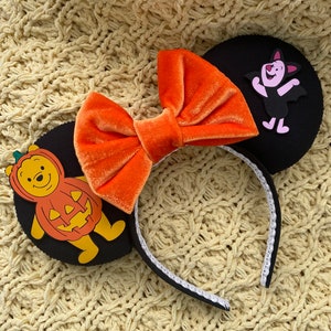 Pooh and Piglet Halloween Ears