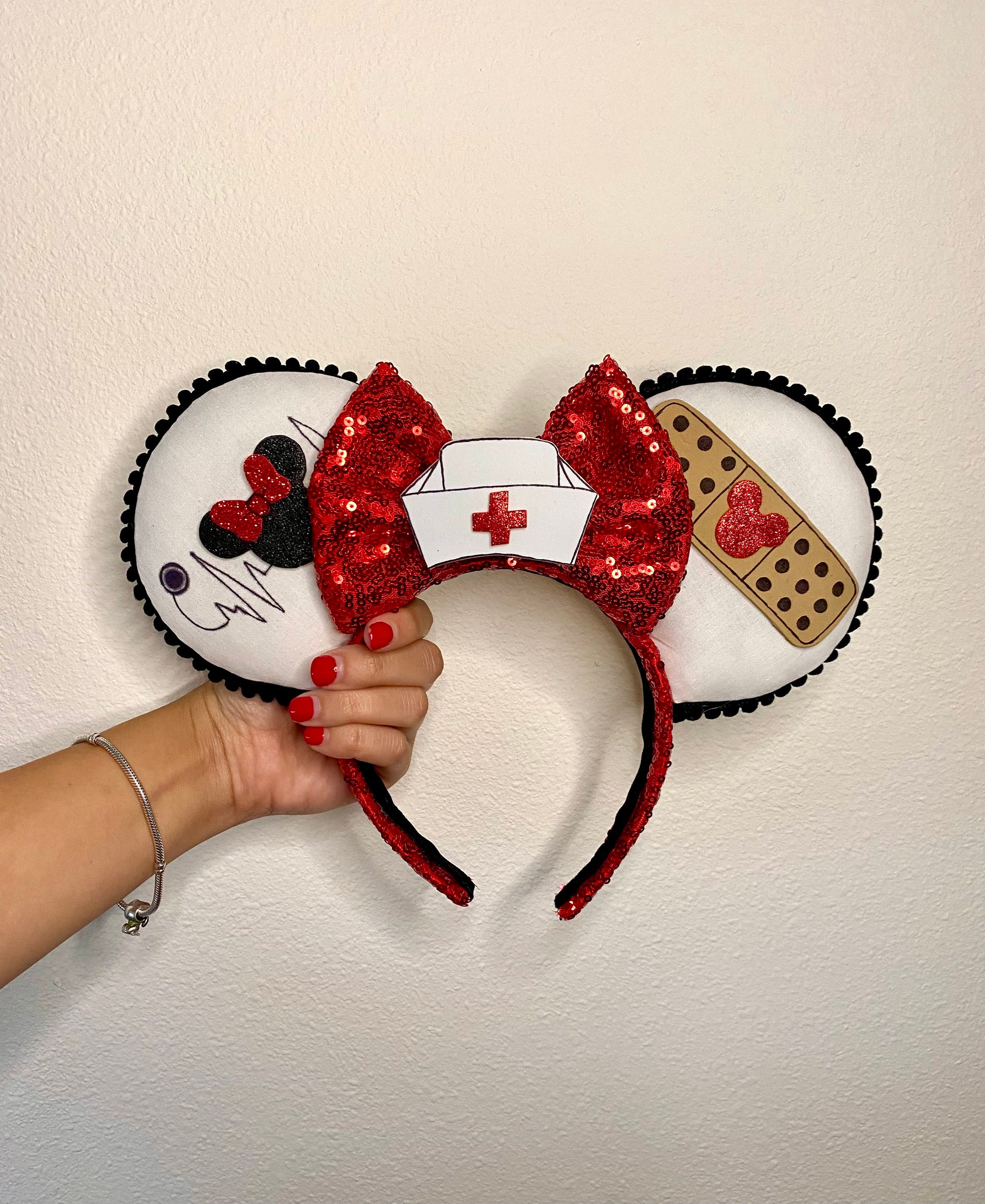 Minnie Nurse Ears - Etsy