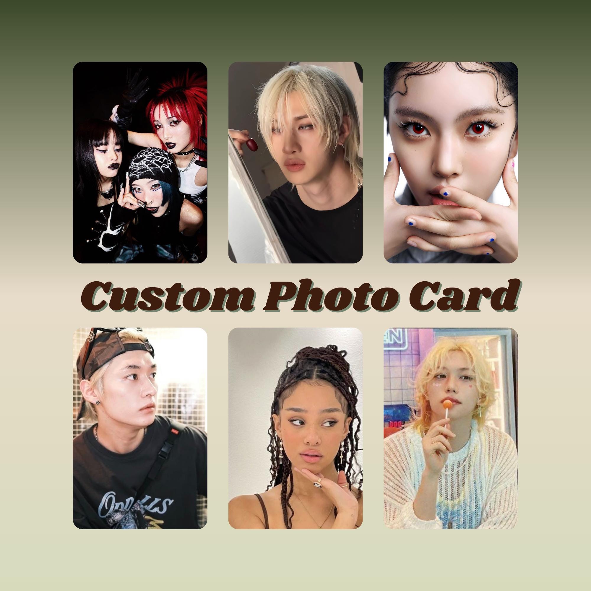 Custom K-pop Fan-made Photocards - Etsy