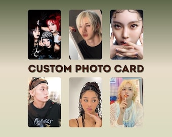 Custom K-pop Fan-Made Photocards
