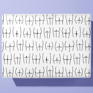 Po Geschenkpapier - witzig, Hochzeit, JGA, Geburtstag - handgefertigt - Ideales Geschenk