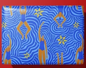 Schwimmer Geschenkpapier - Wild Schwimmer Geschenkpapier