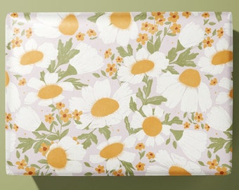 Chamomile Flowers Wrapping Paper / Gift Wrap | birthdays and other celebrations - Weddings